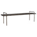 Chandos Bench Dark Gray-Furniture-Uttermost-Lighting Design Store