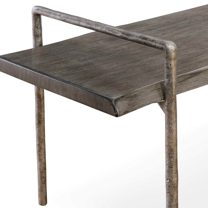 Chandos Bench Dark Gray-Furniture-Uttermost-Lighting Design Store