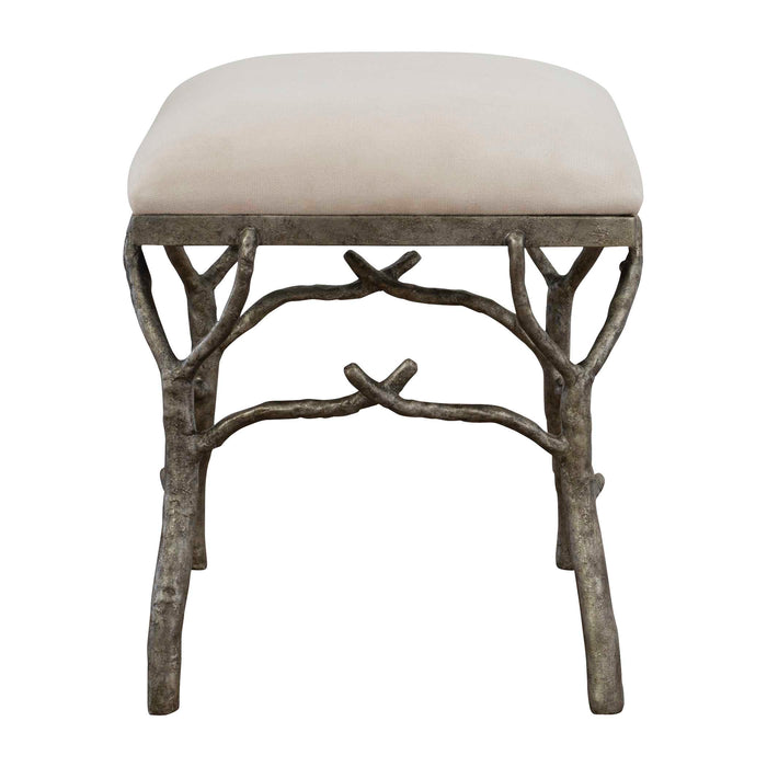 Lismore Bench Antique Silver-Furniture-Uttermost-Lighting Design Store