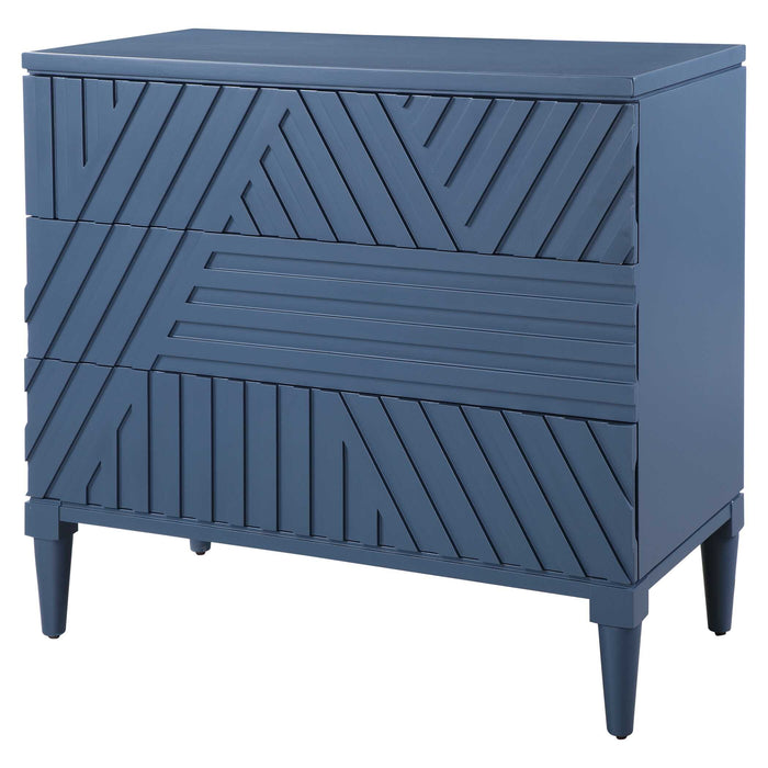 Colby Drawer Chest Blue-Furniture-Uttermost-Lighting Design Store