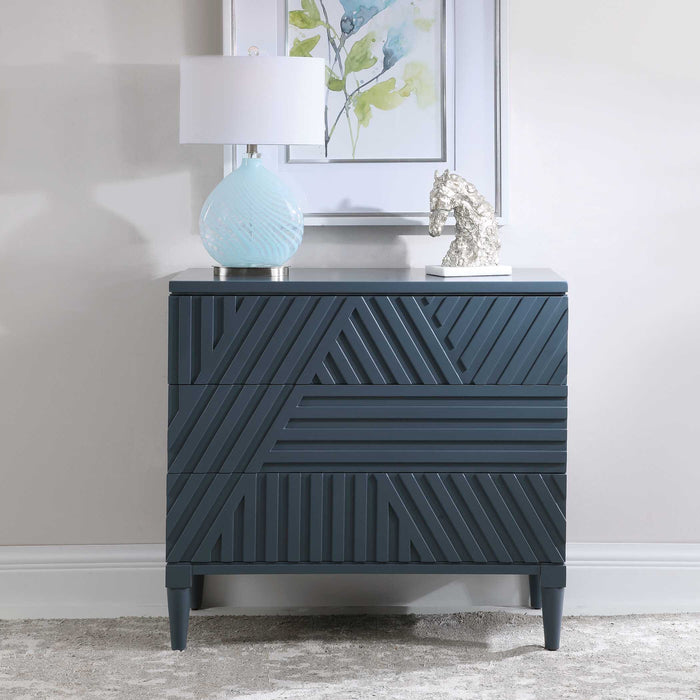 Colby Drawer Chest Blue-Furniture-Uttermost-Lighting Design Store