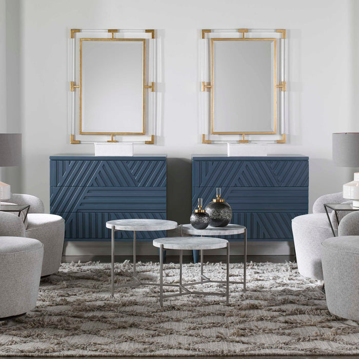 Colby Drawer Chest Blue-Furniture-Uttermost-Lighting Design Store