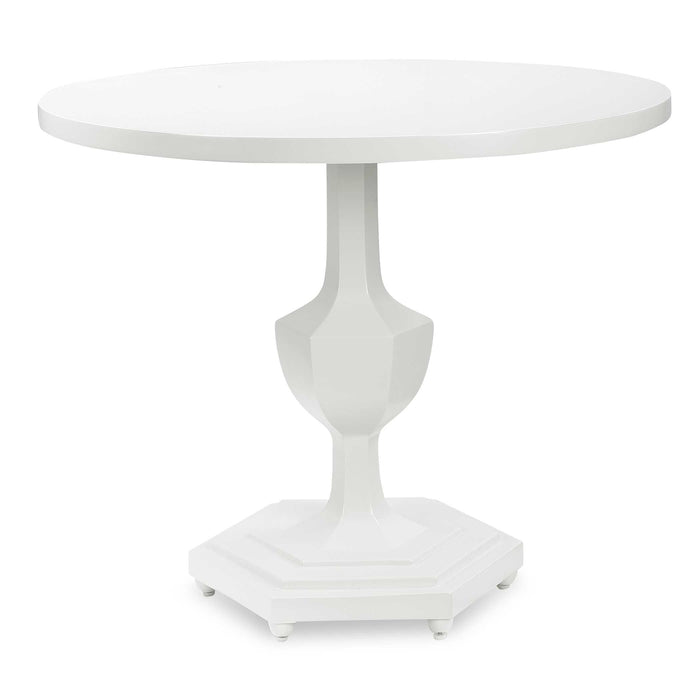 Kabarda Foyer Table Gloss White-Furniture-Uttermost-Lighting Design Store