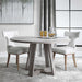 Gidran Dining Table Soft Gray-Furniture-Uttermost-Lighting Design Store
