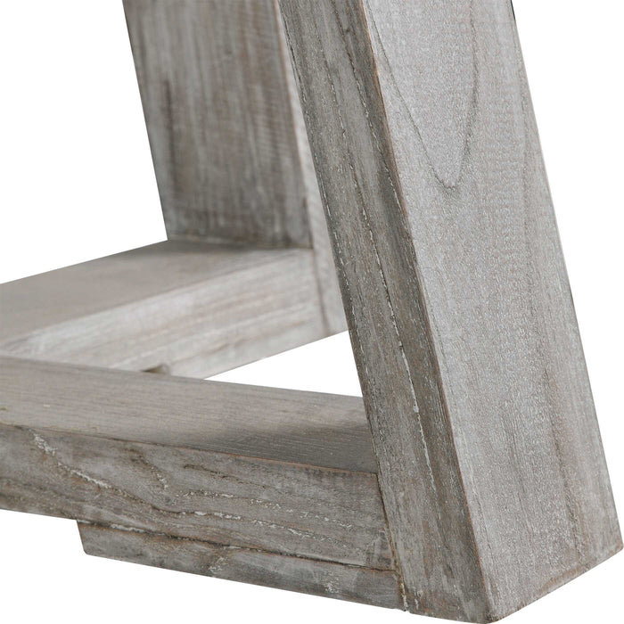 Gidran Dining Table Soft Gray-Furniture-Uttermost-Lighting Design Store