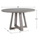 Gidran Dining Table Soft Gray-Furniture-Uttermost-Lighting Design Store