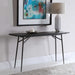 Kaduna Console Table Aged Black-Furniture-Uttermost-Lighting Design Store