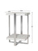 Arnaut Accent Table Brushed Silver-Furniture-Uttermost-Lighting Design Store