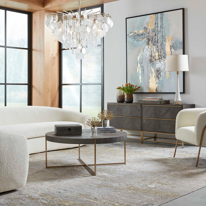 Armistead Drawer Chest Brushed Brass-Furniture-Uttermost-Lighting Design Store