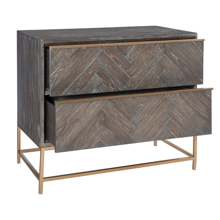 Armistead Drawer Chest Brushed Brass-Furniture-Uttermost-Lighting Design Store