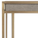 Cardew Console Table Brushed Brass-Furniture-Uttermost-Lighting Design Store