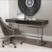 Claude Desk Smoke Gray-Furniture-Uttermost-Lighting Design Store