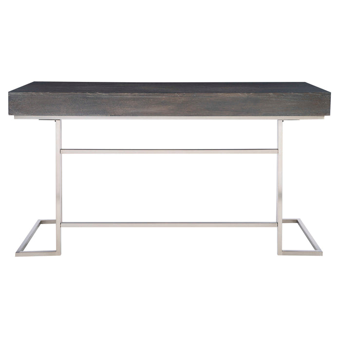 Claude Desk Smoke Gray-Furniture-Uttermost-Lighting Design Store
