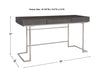Claude Desk Smoke Gray-Furniture-Uttermost-Lighting Design Store