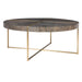 Taja Coffee Table Brushed Brass-Furniture-Uttermost-Lighting Design Store