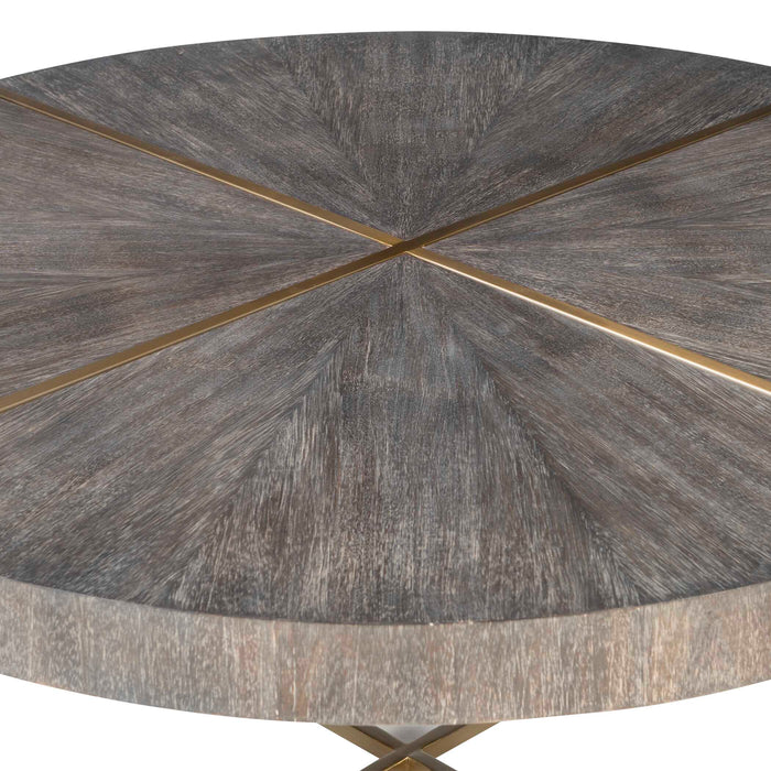 Taja Coffee Table Brushed Brass-Furniture-Uttermost-Lighting Design Store