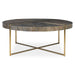 Taja Coffee Table Brushed Brass-Furniture-Uttermost-Lighting Design Store