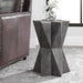 Capella Accent Table Charcoal Gray-Furniture-Uttermost-Lighting Design Store