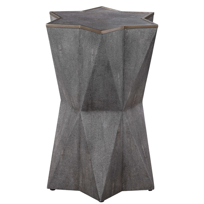 Capella Accent Table Charcoal Gray-Furniture-Uttermost-Lighting Design Store