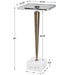 Campeiro Drink Table Stainless Steel-Furniture-Uttermost-Lighting Design Store
