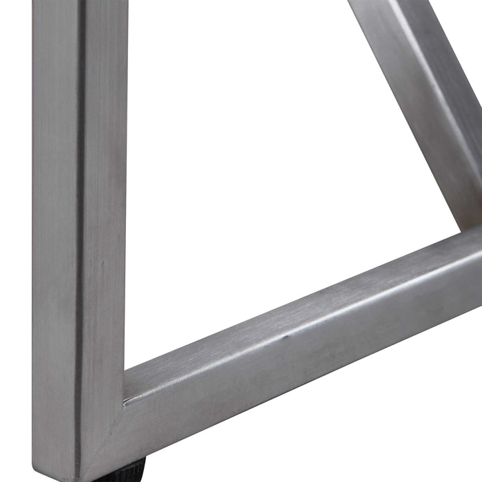 Abaya Console Table Soft White With Light Gray-Furniture-Uttermost-Lighting Design Store