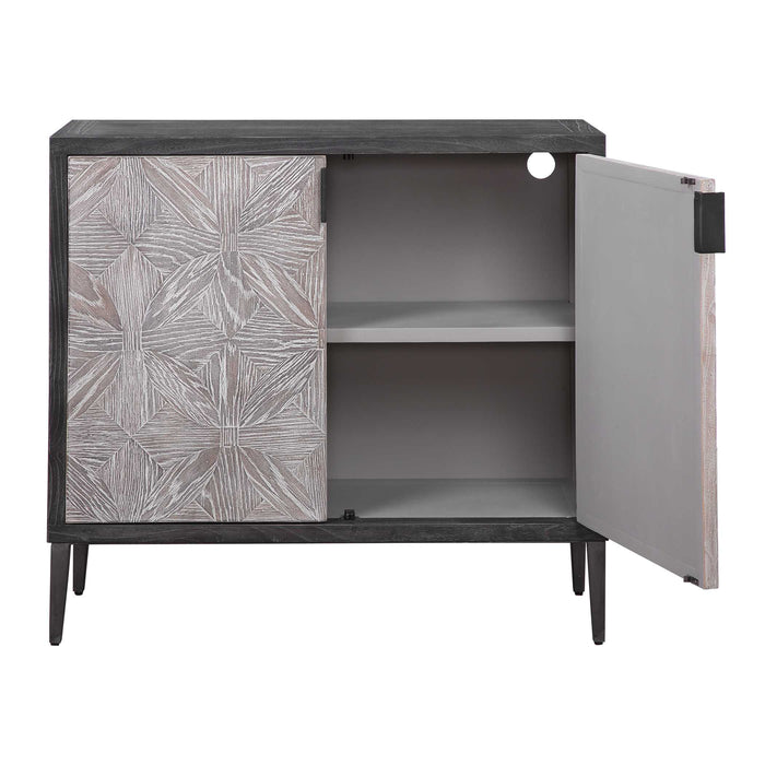 Laurentia Two Door Accent Cabinet Light Gray-Furniture-Uttermost-Lighting Design Store