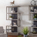 Nicasia Etagere Light Gray-Furniture-Uttermost-Lighting Design Store