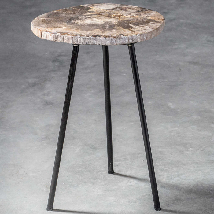 Mircea Accent Table Aged Black-Furniture-Uttermost-Lighting Design Store