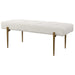 Olivier Bench White-Furniture-Uttermost-Lighting Design Store