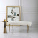 Olivier Bench White-Furniture-Uttermost-Lighting Design Store