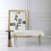 Olivier Bench White-Furniture-Uttermost-Lighting Design Store