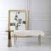 Olivier Bench White-Furniture-Uttermost-Lighting Design Store