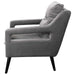 O'Brien Armchair Matte Black-Furniture-Uttermost-Lighting Design Store