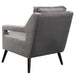 O'Brien Armchair Matte Black-Furniture-Uttermost-Lighting Design Store