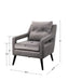 O'Brien Armchair Matte Black-Furniture-Uttermost-Lighting Design Store