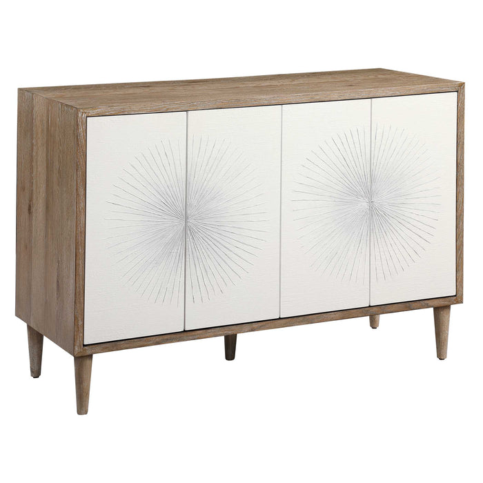 Dani Cabinet Matte White-Furniture-Uttermost-Lighting Design Store