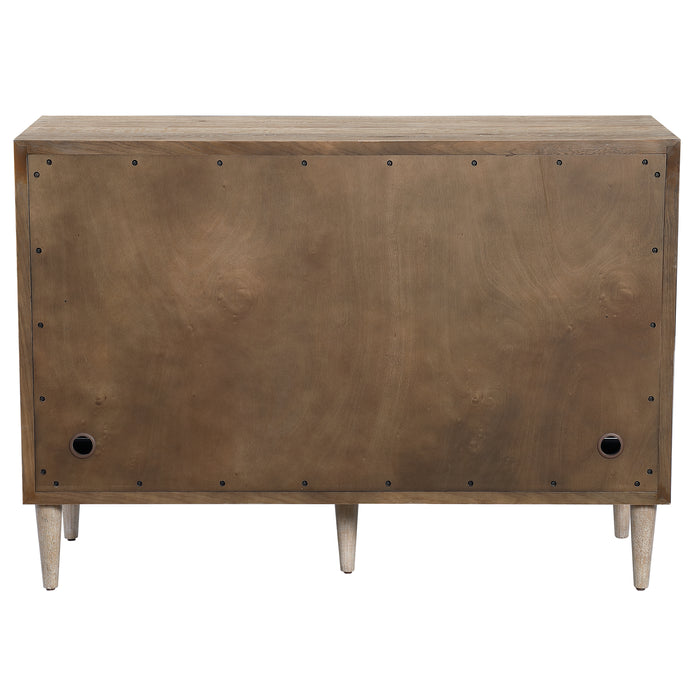 Dani Cabinet Matte White-Furniture-Uttermost-Lighting Design Store