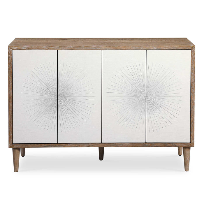 Dani Cabinet Matte White-Furniture-Uttermost-Lighting Design Store