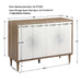 Dani Cabinet Matte White-Furniture-Uttermost-Lighting Design Store