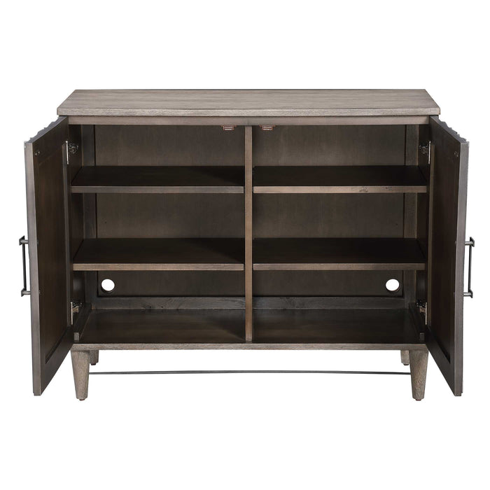Shield Cabinet Dark Ebony Oak-Furniture-Uttermost-Lighting Design Store