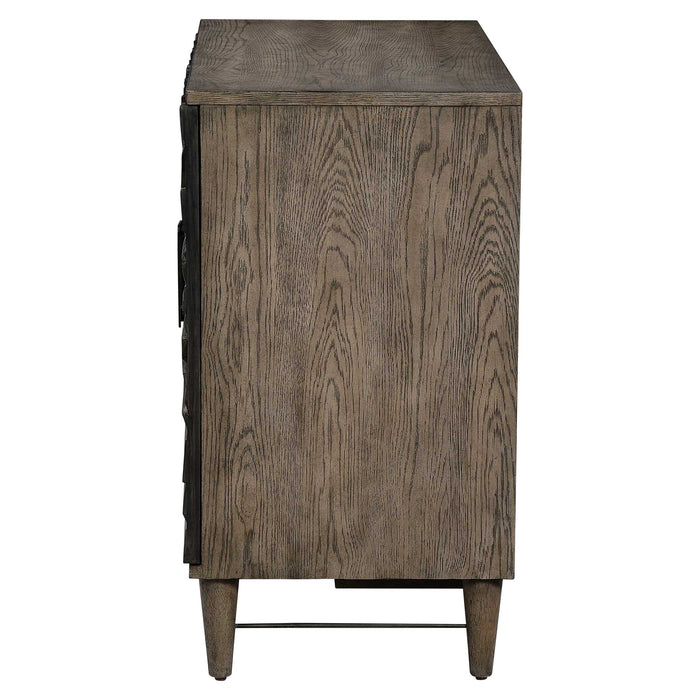 Shield Cabinet Dark Ebony Oak-Furniture-Uttermost-Lighting Design Store