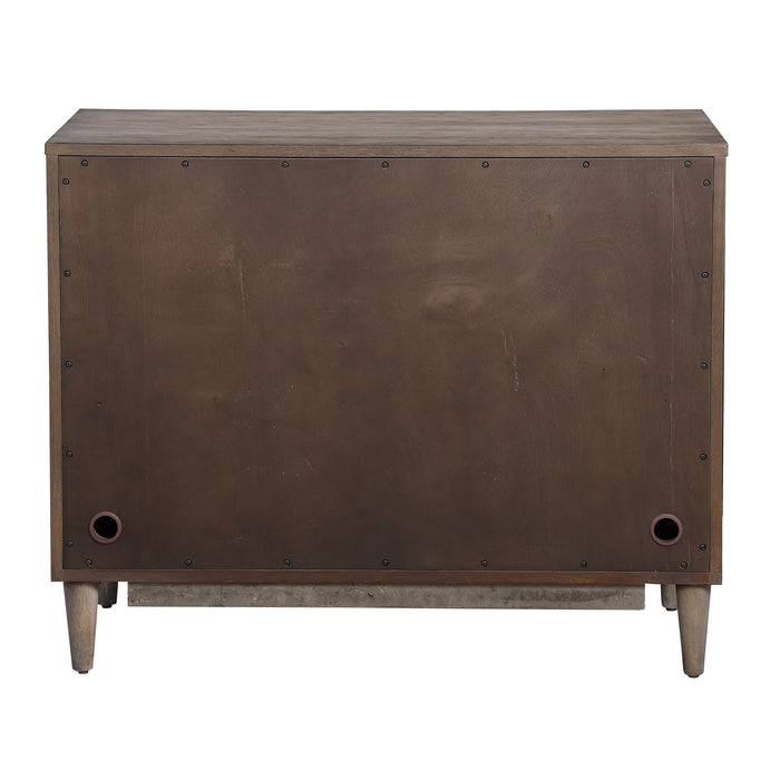 Shield Cabinet Dark Ebony Oak-Furniture-Uttermost-Lighting Design Store
