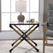 Braddock Accent Table Rustic Iron-Furniture-Uttermost-Lighting Design Store