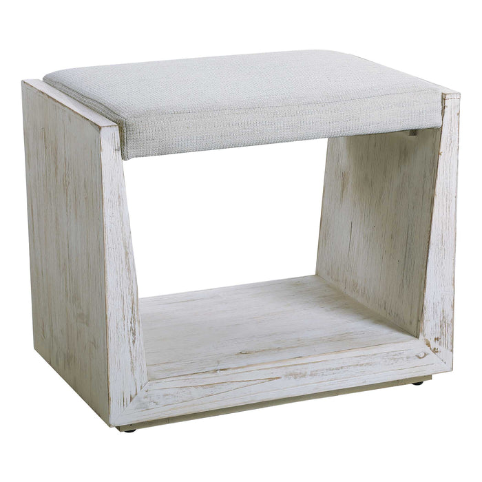 Cabana Bench Solid Wood-Furniture-Uttermost-Lighting Design Store
