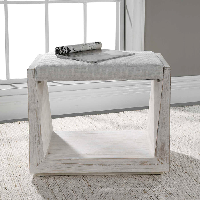 Cabana Bench Solid Wood-Furniture-Uttermost-Lighting Design Store