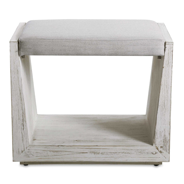 Cabana Bench Solid Wood-Furniture-Uttermost-Lighting Design Store