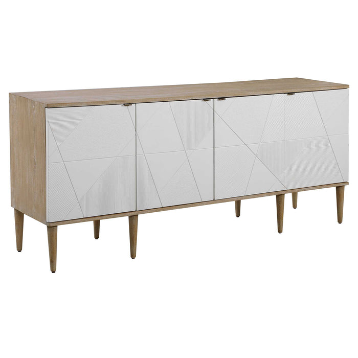 Tightrope Sideboard Cabinet Natural Oak-Furniture-Uttermost-Lighting Design Store