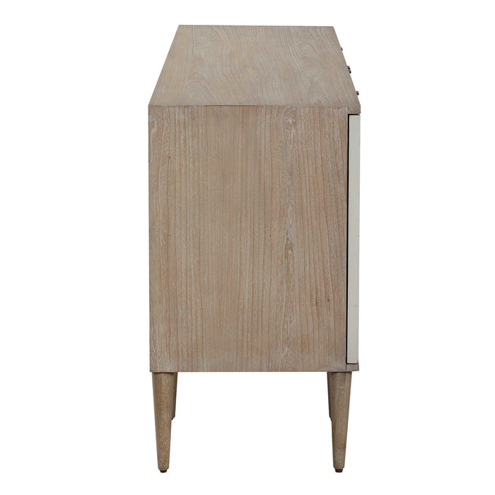Tightrope Sideboard Cabinet Natural Oak-Furniture-Uttermost-Lighting Design Store