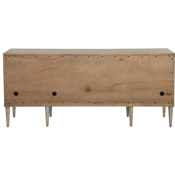 Tightrope Sideboard Cabinet Natural Oak-Furniture-Uttermost-Lighting Design Store