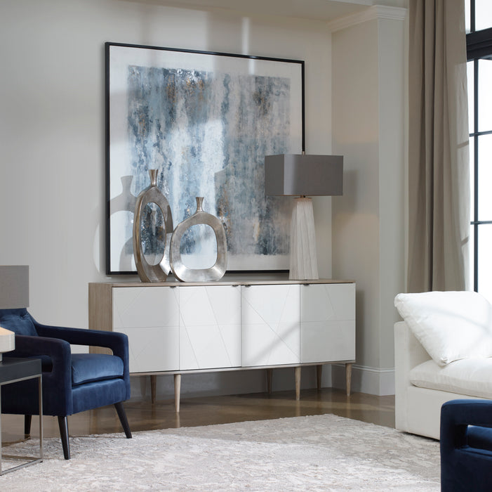 Tightrope Sideboard Cabinet Natural Oak-Furniture-Uttermost-Lighting Design Store